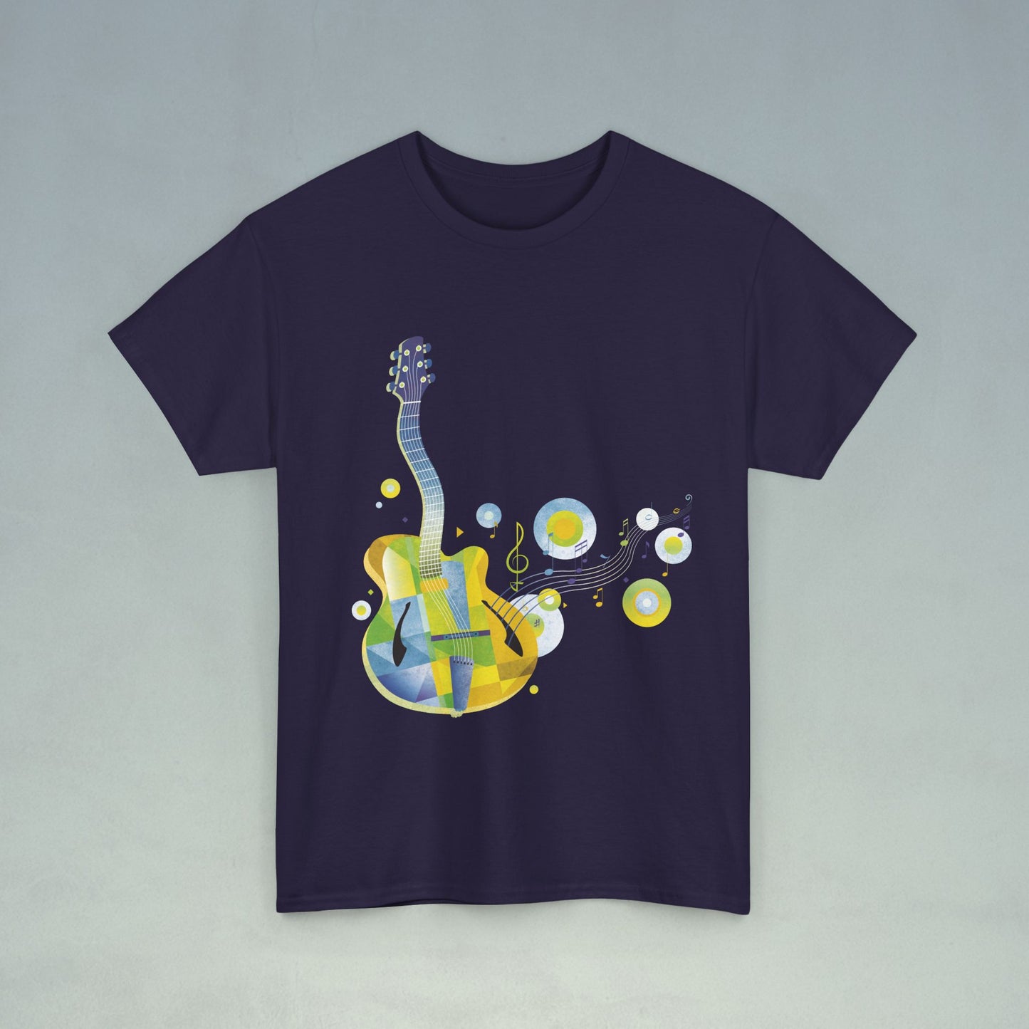 Jazz Guitar Unisex Heavy Cotton Tee