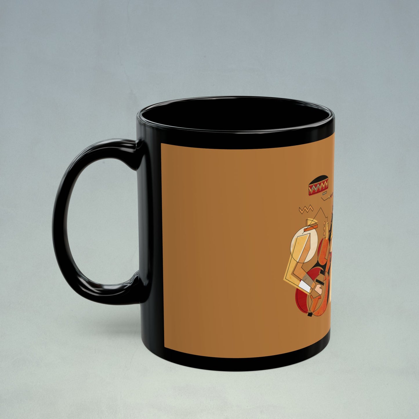 Bebop Guitar Improv Series black Mug (11oz, 15oz)