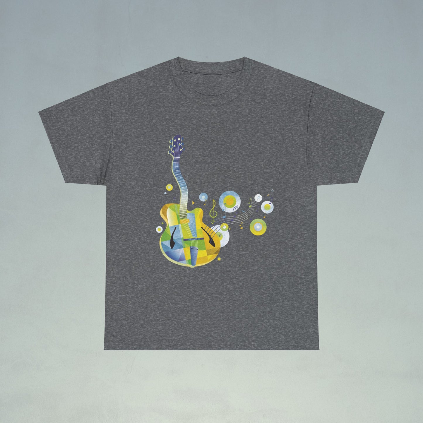 Jazz Guitar Unisex Heavy Cotton Tee