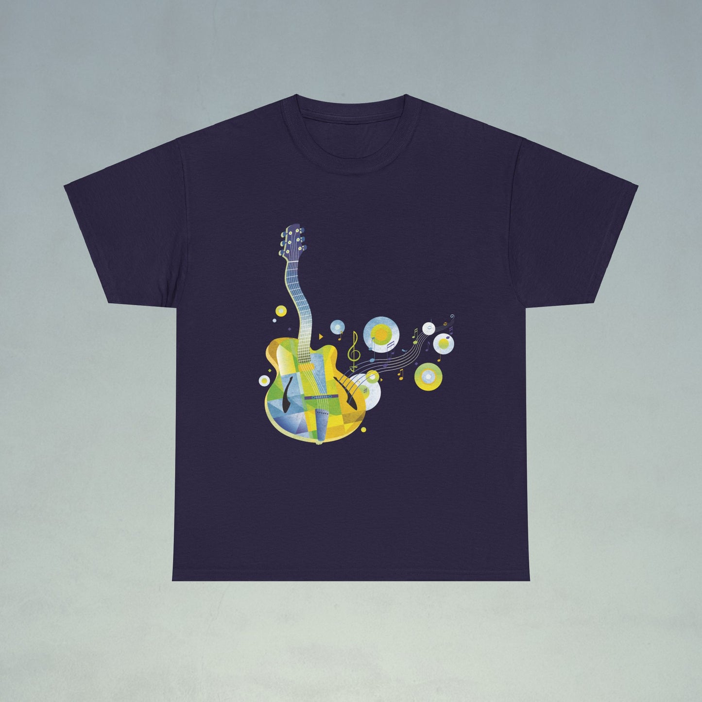 Jazz Guitar Unisex Heavy Cotton Tee