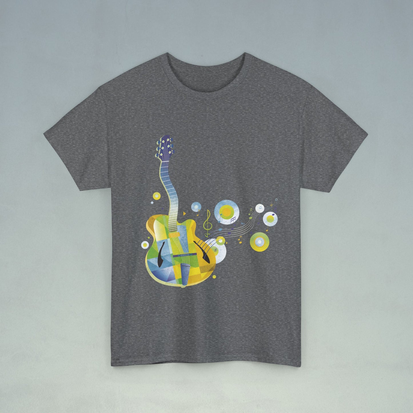 Jazz Guitar Unisex Heavy Cotton Tee