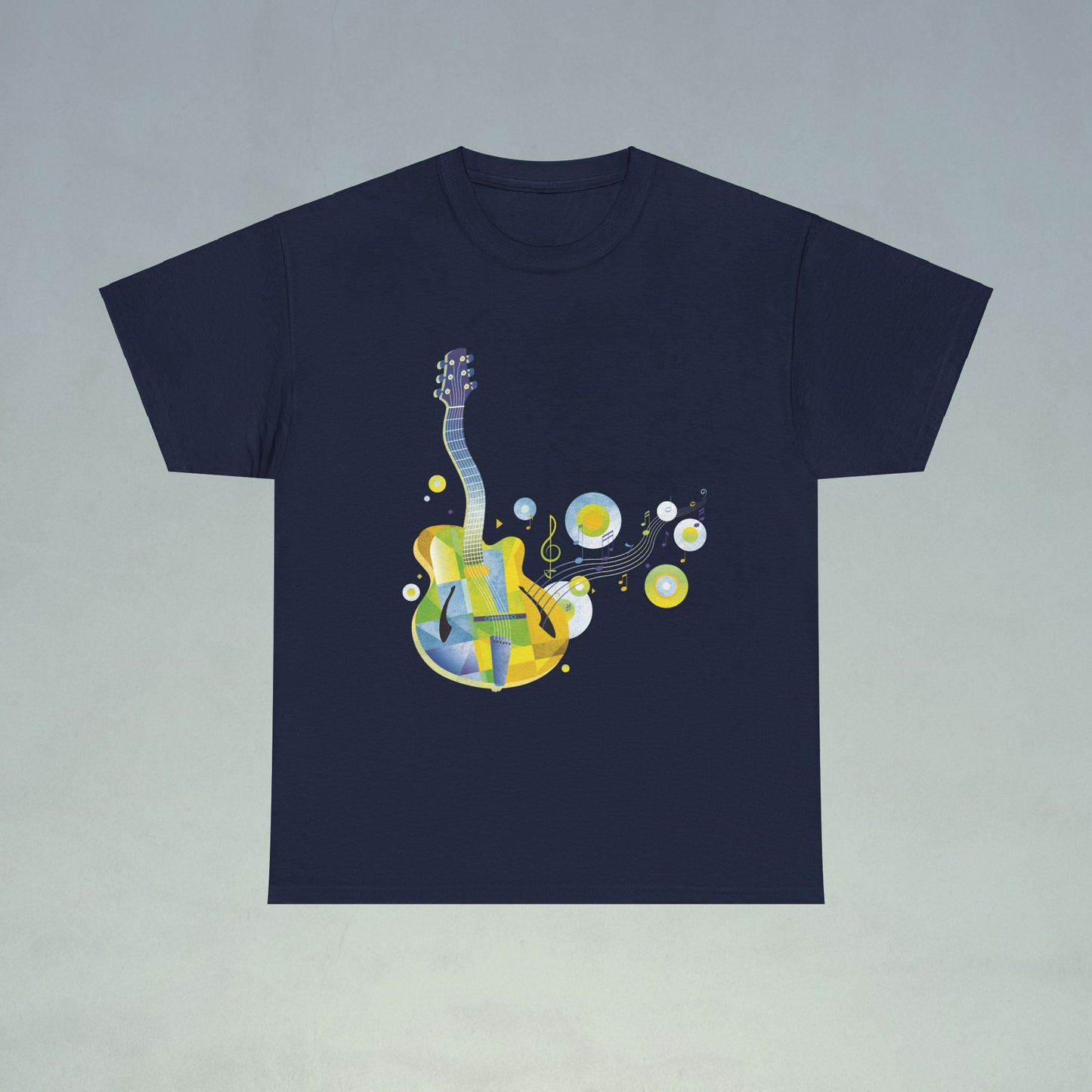 Jazz Guitar Unisex Heavy Cotton Tee