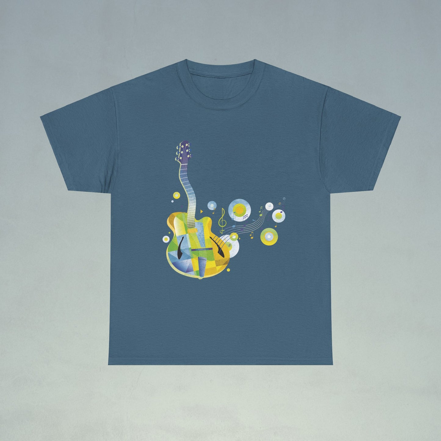 Jazz Guitar Unisex Heavy Cotton Tee