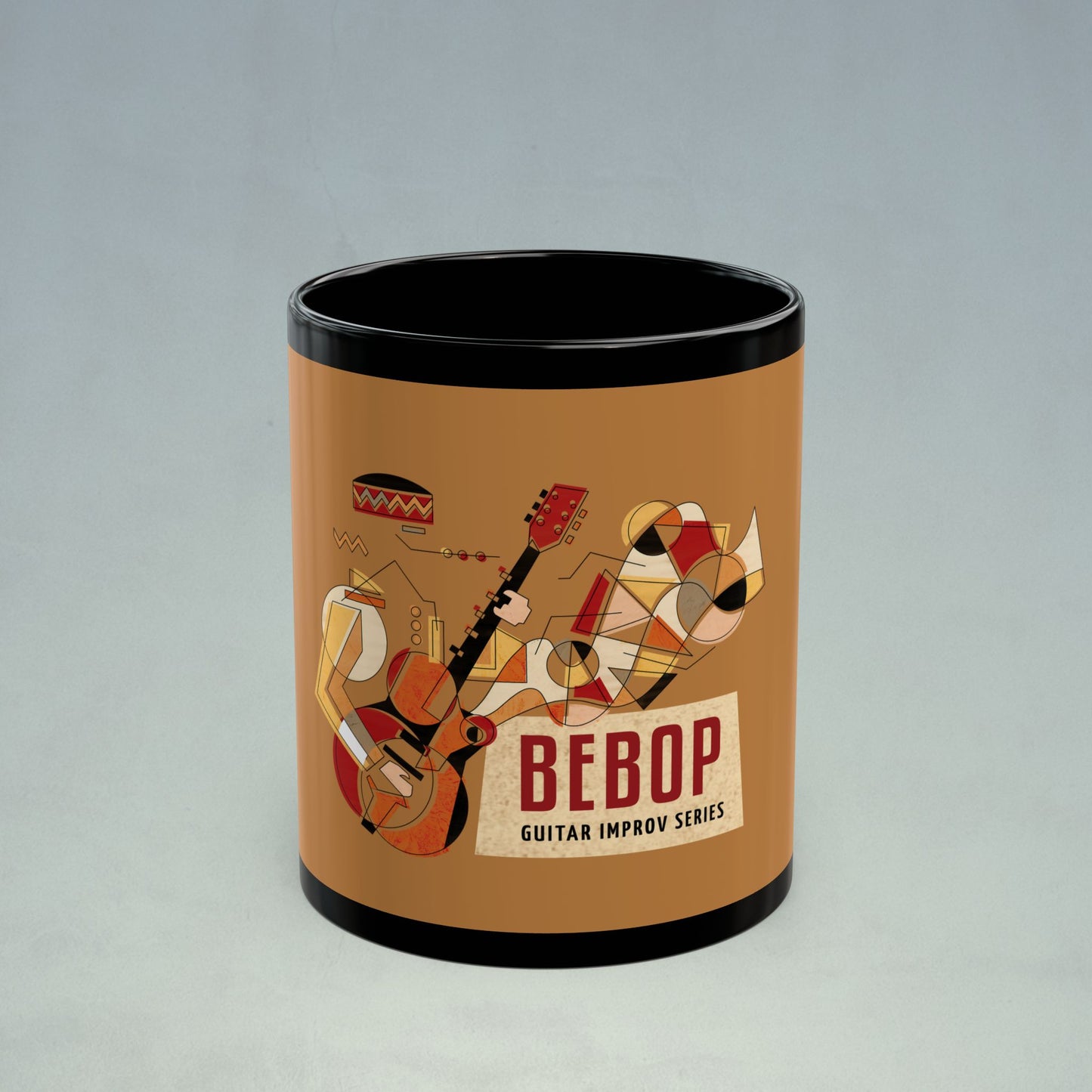 Bebop Guitar Improv Series black Mug (11oz, 15oz)