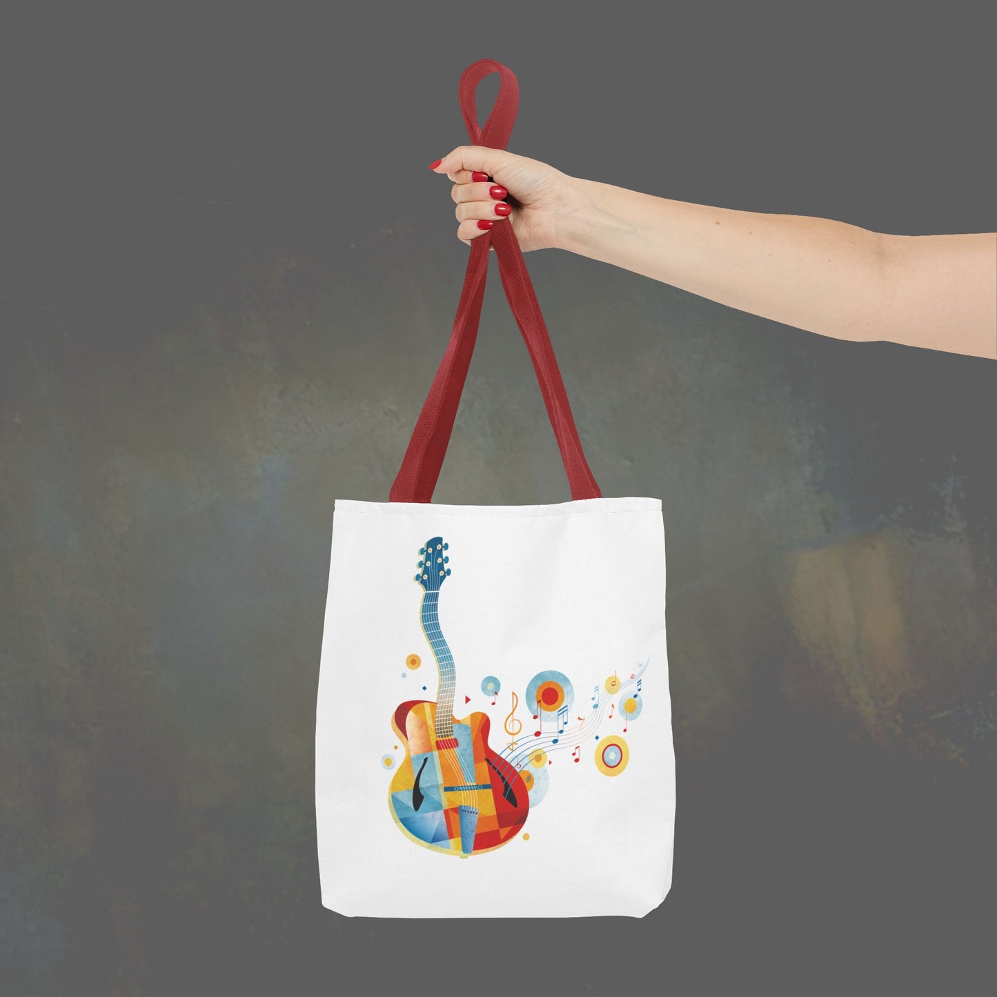 Jazz Guitar Tote Bag