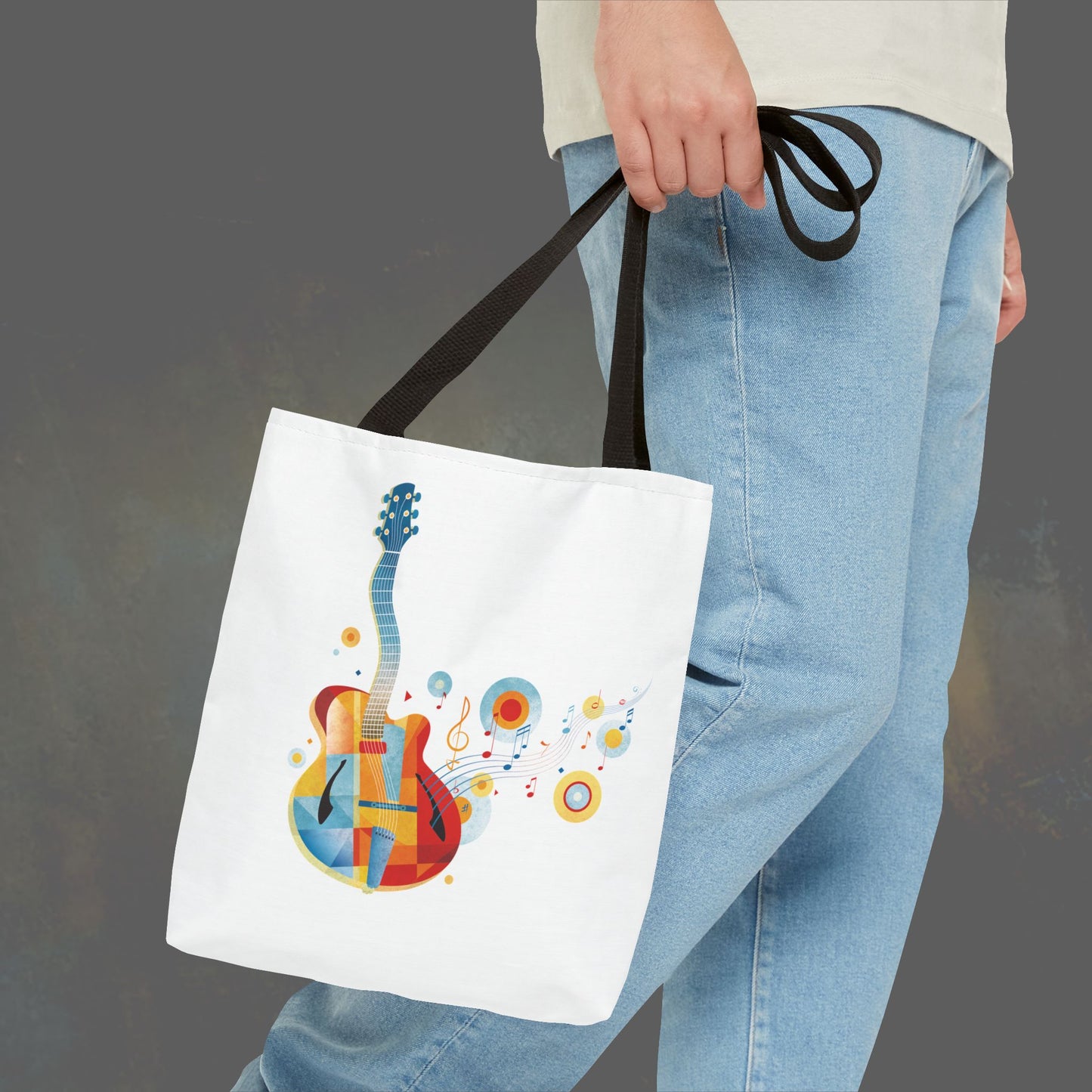 Jazz Guitar Tote Bag