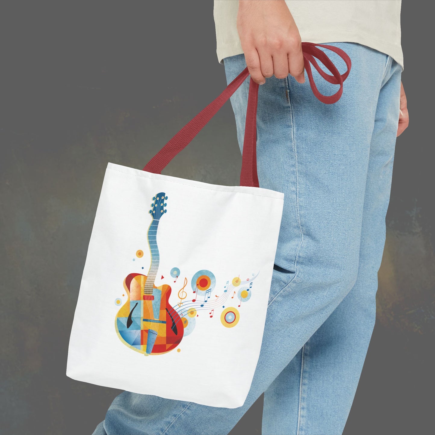 Jazz Guitar Tote Bag