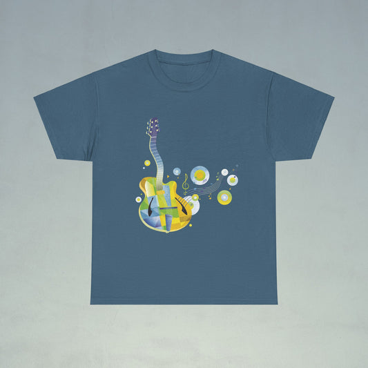 Jazz Guitar Unisex Heavy Cotton Tee